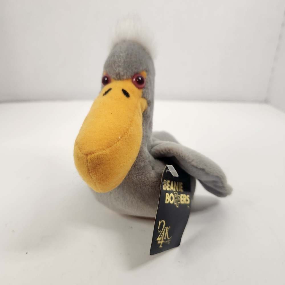 NWT‎ 24K Beanie Boppers  Splasher The Pelican 1997 Plush Stuffed Animal Bird